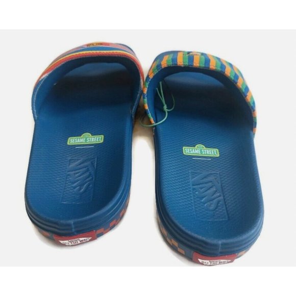 NEW Vans X SESAME STREET Ernie and Bert SLIDES Men's Size 4 - Picture 6 of 11